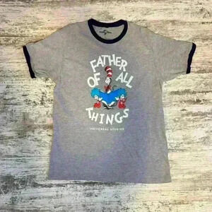 Universal Studios Dr. Seuss gray‎ t-shirt men’s size Large